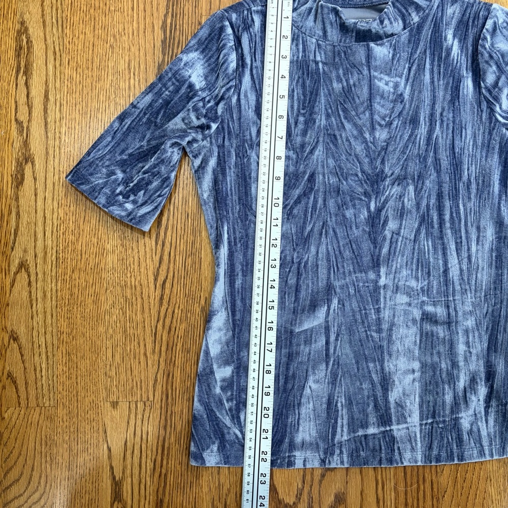 NWT Pilcro by Anthropologie Velveteen Mock Neck Top - Picture 8 of 16